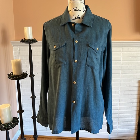 🌺Final Price🌺Ralph Lauren (Blue Label) Buttoned Down Shirt - Picture 1 of 8